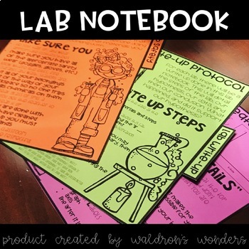 Preview of Composition Lab Notebook Set-up