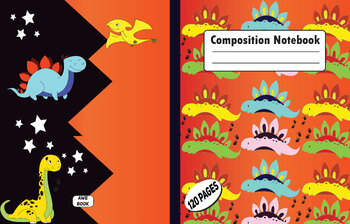 Preview of Composition Notebook 8.5x11 Fro kids and adults