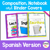 Composition Notebook, Binder and Notebook Covers in Spanish
