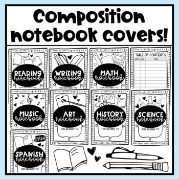 Preview of Composition Notebook Cover