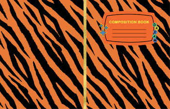 Preview of Composition Notebook: Tiger Print Pattern Notebook Journal for Girls Women Men,