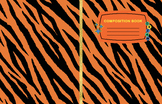 Composition Notebook: Tiger Print Pattern Notebook Journal