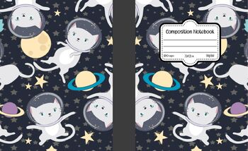 Preview of Composition Notebook for Cat Lover