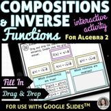 Composition and Inverse Functions Distance Learning Intera