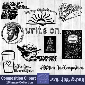 Preview of Composition and Rhetoric Writing Clip Art