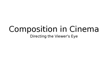 Preview of Composition in Cinema