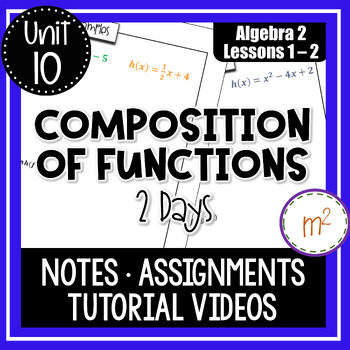 Preview of Composition of Functions - Algebra 2 Curriculum