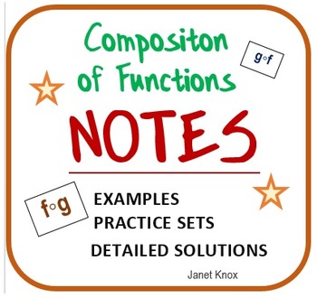 Preview of Composition of Functions: Notes, Examples, Practice Problems