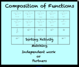 Composition of Functions with Rational Exponents - Matchin