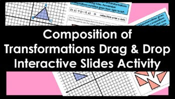 Preview of Composition of Transformations Drag & Drop Digital Activity (Distance Learning)