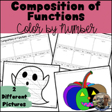 Compositions of Functions Halloween Color by Number Activity