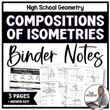 Preview of Compositions of Isometries - Binder Notes for Geometry