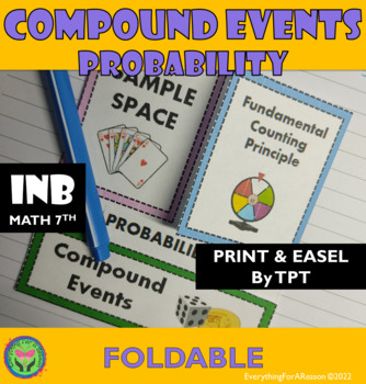 Preview of Compound Events - Probability PDF +EASEL