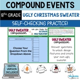 Compound Events Probability Ugly Christmas Sweater Self Ch