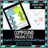Compound Inequalities Digital Note Pages
