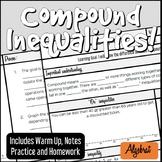 Compound Inequalities Guided Notes, Scaffolded Practice, H