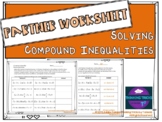 Compound Inequality Partner Worksheet