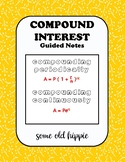 Compound Interest Guided Notes