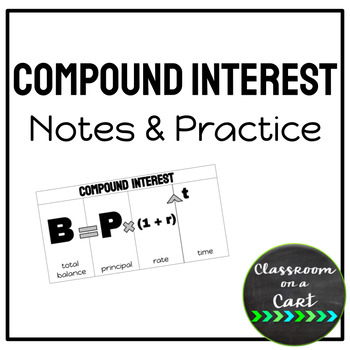Preview of Compound Interest: Notes & Practice