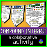 Compound Interest Math Pennant Activity