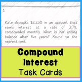 Compound Interest Task Cards