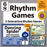 Compound Meter 6/8: Interactive Music Games + Assessment {Bundle}