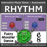 Compound Meter 6/8 Interactive Rhythm Game + Assessment {F
