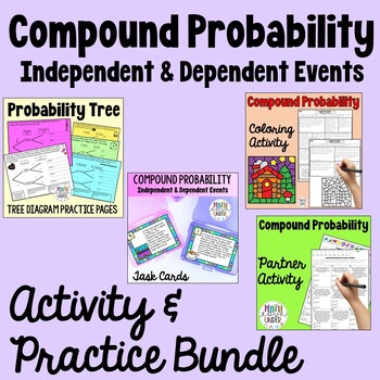 Preview of Compound Probability Activity & Practice Bundle