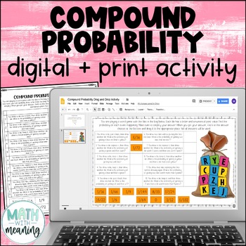 Preview of Compound Probability Digital and Print Activity for Google Drive and OneDrive
