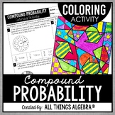 Compound Probability | Earth Day Coloring Activity