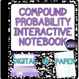 Compound Probability Digital Interactive Notebooks