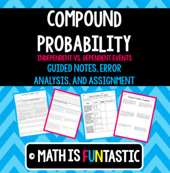 Compound Probability Lesson Plan by Math is FUNtastic | TpT