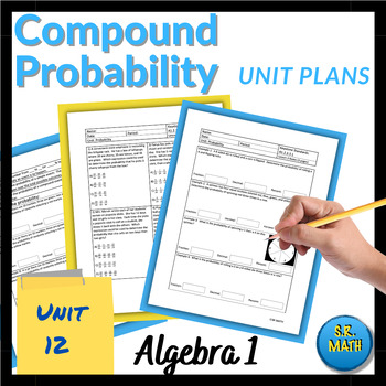 Preview of Probability Unit Plans: Algebra 1 Keystone Unit 12