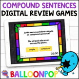 2nd Grade Simple and Compound Sentences Digital Grammar Re