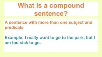 Compound Sentences by Running on Teaching | TPT