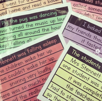 Preview of Compound Sentences Activity - Year 2 Sentence Building