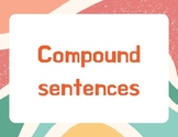 Compound Sentences JENGA Game Task Cards
