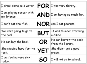 Compound Sentences and Conjunctions by Mrs Maddox's Class | TpT