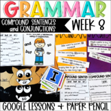 Compound Sentences with Conjunctions Grammar Language Week