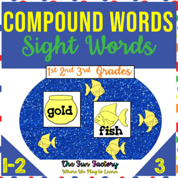 Preview of Sight Words Compound Words Literacy Centers - Differentiated Activities