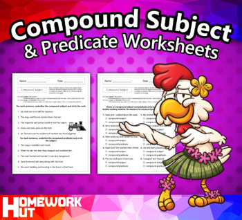 Preview of Compound Subject and Predicate Worksheets