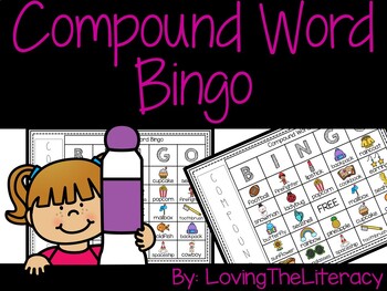 Preview of Compound Word Bingo