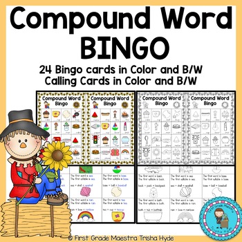 Preview of Compound Word Bingo