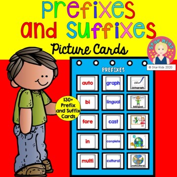 Preview of Prefix and Suffix Cards for K-2