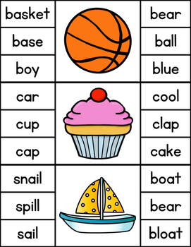 Compound Word Clip Cards by Erin Hagey from You AUT-a Know | TpT