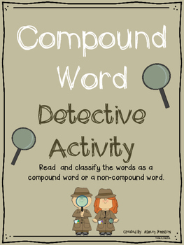 Preview of Compound Word Detective Sort