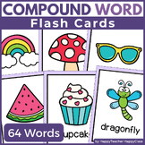 Compound Word Flashcards - Compound Word Picture Cards & Games