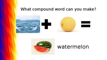 Preview of Compound Word Guessing Activity