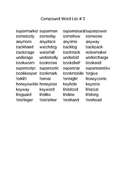 3 Types of Compound Words — N.HARV LLC