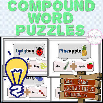Preview of Word Fusion Fun: Compound Word Puzzles for Word Wizards!
